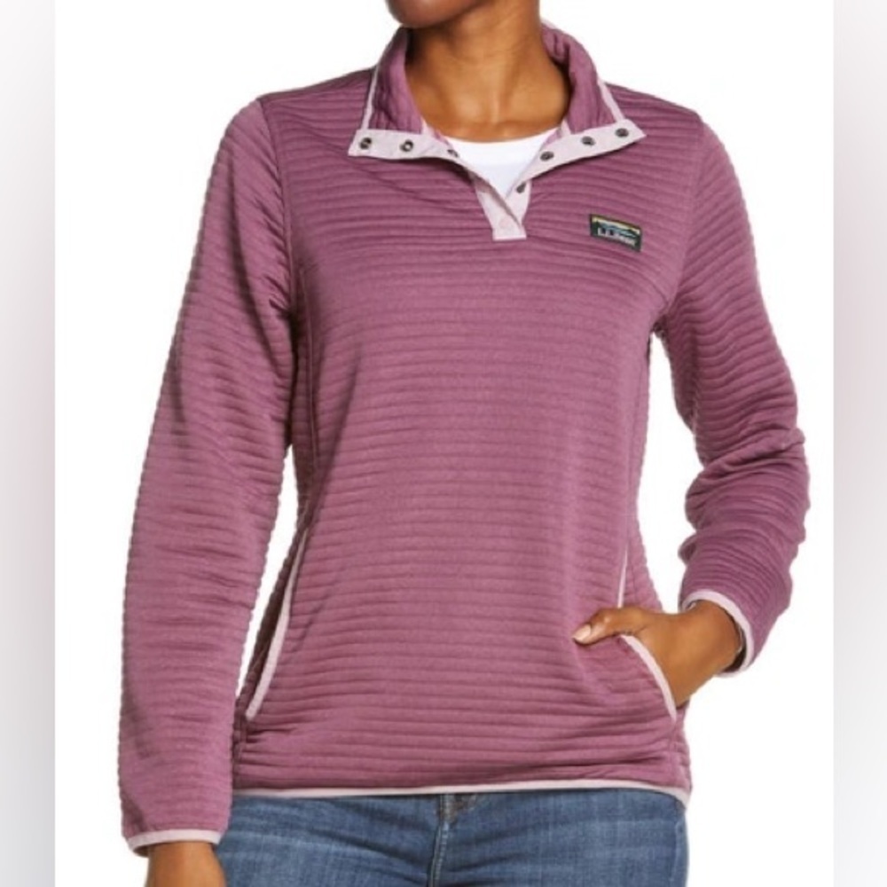 L.L.Bean Women's Airlight Knit Pullover Size S
